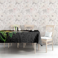 Wallis and Futuna Victory Day Tablecloth Liberty Equality Fraternity Polynesian Plumeria