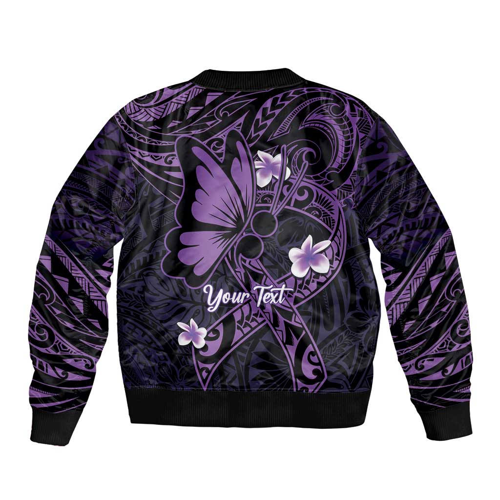 Personalised Fibromyalgia Awareness Month Bomber Jacket Fibro Warrior Strength In Every Struggle