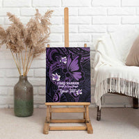 Personalised Fibromyalgia Awareness Month Canvas Wall Art Fibro Warrior Strength In Every Struggle LT14 - Polynesian Pride