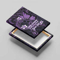 Personalised Fibromyalgia Awareness Month Canvas Wall Art Fibro Warrior Strength In Every Struggle LT14 - Polynesian Pride