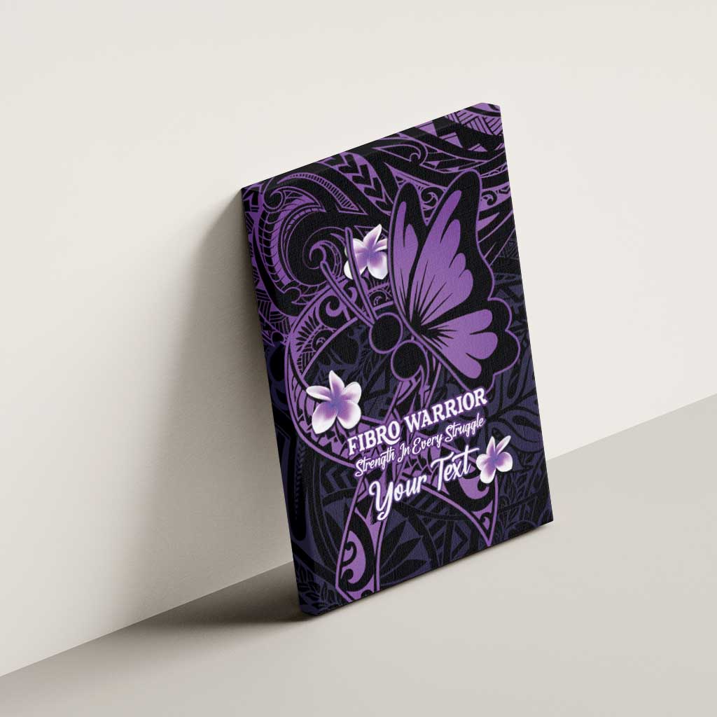 Personalised Fibromyalgia Awareness Month Canvas Wall Art Fibro Warrior Strength In Every Struggle LT14 - Polynesian Pride