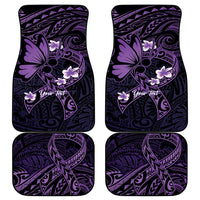 Personalised Fibromyalgia Awareness Month Car Mats Fibro Warrior Strength In Every Struggle LT14 - Polynesian Pride