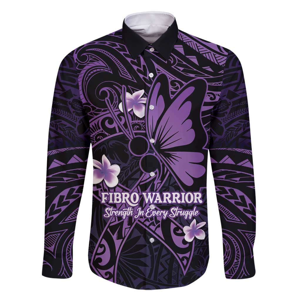 Personalised Fibromyalgia Awareness Month Family Matching Summer Maxi Dress and Hawaiian Shirt Fibro Warrior Strength In Every Struggle