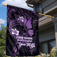 Personalised Fibromyalgia Awareness Month Garden Flag Fibro Warrior Strength In Every Struggle LT14 - Polynesian Pride
