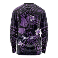 Personalised Fibromyalgia Awareness Month Long Sleeve Shirt Fibro Warrior Strength In Every Struggle LT14 - Polynesian Pride