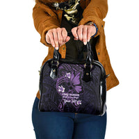 Personalised Fibromyalgia Awareness Month Shoulder Handbag Fibro Warrior Strength In Every Struggle