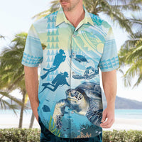 Personalized Snorkeling Hawaii Hawaiian Shirt Ocean Lover Hawaiian Kakau Honu Turtle LT14 - Polynesian Pride