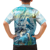 Personalized Snorkeling Hawaii Hawaiian Shirt Ocean Lover Hawaiian Kakau Honu Turtle LT14 - Polynesian Pride
