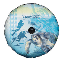 Personalized Snorkeling Hawaii Spare Tire Cover Ocean Lover Hawaiian Kakau Honu Turtle