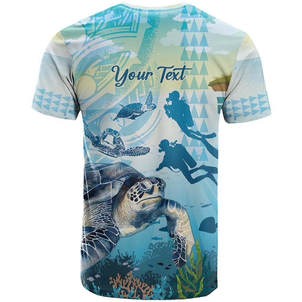 Personalized Snorkeling Hawaii T Shirt Ocean Lover Hawaiian Kakau Honu Turtle