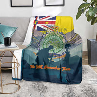Niue ANZAC Day Blanket We Will Remember Them Camouflage Style LT14 - Polynesian Pride