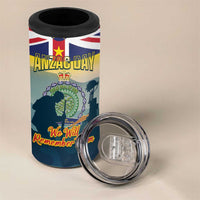 Niue ANZAC Day 4 in 1 Can Cooler Tumbler We Will Remember Them Camouflage Style LT14 - Polynesian Pride