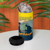 Niue ANZAC Day 4 in 1 Can Cooler Tumbler We Will Remember Them Camouflage Style LT14 - Polynesian Pride