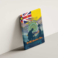 Niue ANZAC Day Canvas Wall Art We Will Remember Them Camouflage Style LT14 - Polynesian Pride