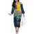 Niue ANZAC Day Family Matching Off The Shoulder Long Sleeve Dress and Hawaiian Shirt We Will Remember Them Camouflage Style