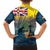 Niue ANZAC Day Family Matching Off Shoulder Short Dress and Hawaiian Shirt We Will Remember Them Camouflage Style
