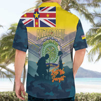Niue ANZAC Day Hawaiian Shirt We Will Remember Them Camouflage Style LT14 - Polynesian Pride