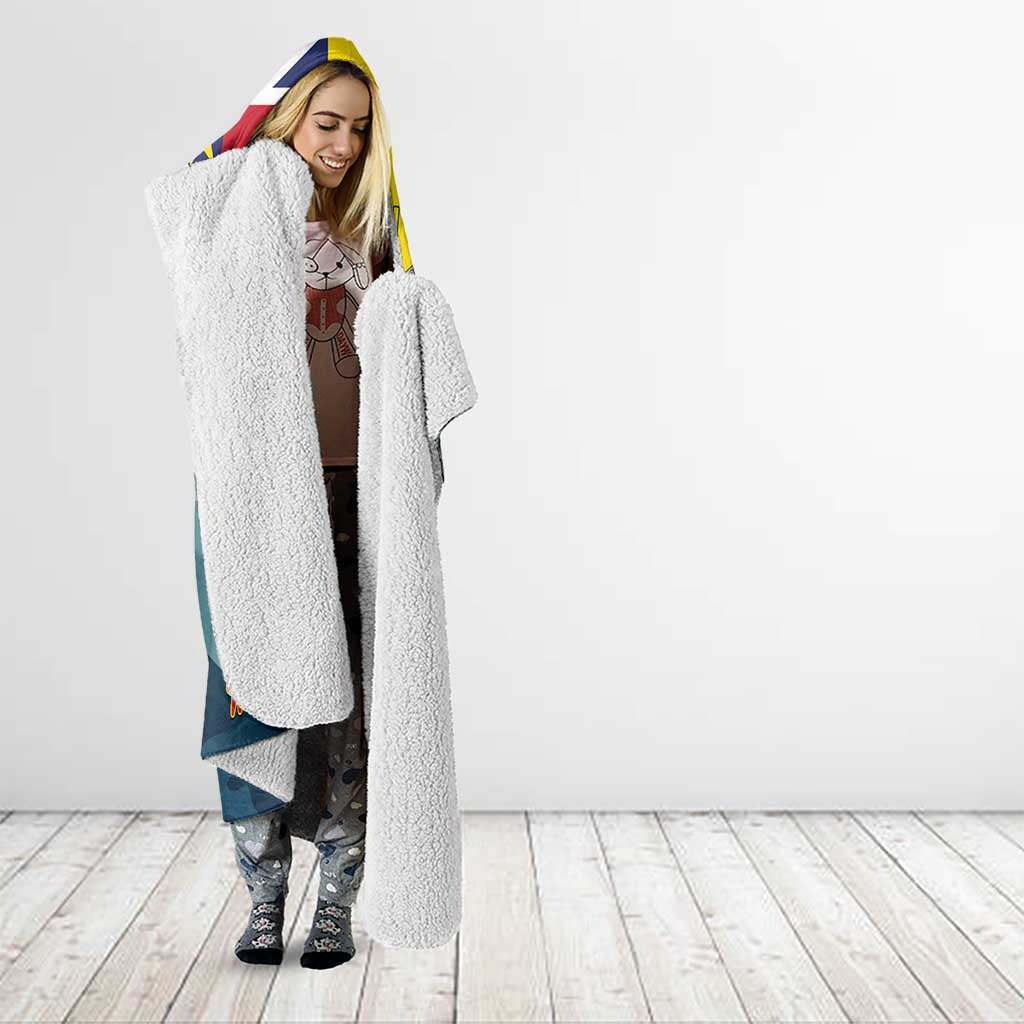Niue ANZAC Day Hooded Blanket We Will Remember Them Camouflage Style LT14 - Polynesian Pride