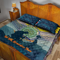 Niue ANZAC Day Quilt Bed Set We Will Remember Them Camouflage Style LT14 - Polynesian Pride