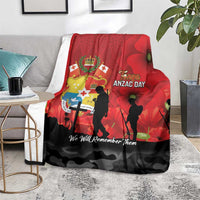 Tonga ANZAC Day Blanket Ngatu Pattern We Will Remember Them LT14 - Polynesian Pride