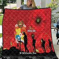Tonga ANZAC Day Quilt Ngatu Pattern We Will Remember Them
