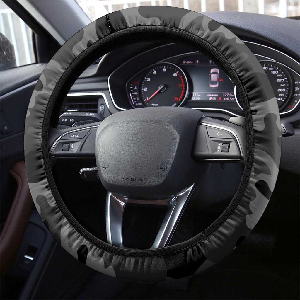 Tonga ANZAC Day Steering Wheel Cover Ngatu Pattern We Will Remember Them LT14 - Polynesian Pride