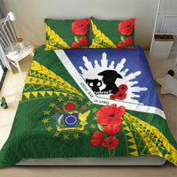 Cook Islands ANZAC Day Bedding Set Last Post Lest We Forget