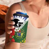 Cook Islands ANZAC Day 4 in 1 Can Cooler Tumbler Last Post Lest We Forget LT14 - Polynesian Pride