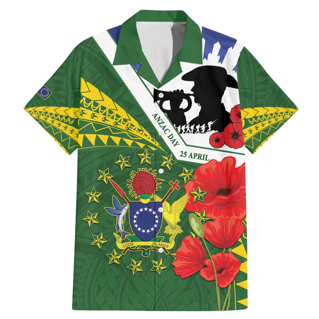 Cook Islands ANZAC Day Family Matching Mermaid Dress and Hawaiian Shirt Last Post Lest We Forget