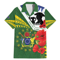 Cook Islands ANZAC Day Family Matching Mermaid Dress and Hawaiian Shirt Last Post Lest We Forget