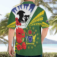 Cook Islands ANZAC Day Hawaiian Shirt Last Post Lest We Forget LT14 - Polynesian Pride