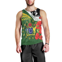 Cook Islands ANZAC Day Men Tank Top Last Post Lest We Forget LT14 - Polynesian Pride