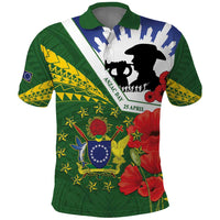 Cook Islands ANZAC Day Polo Shirt Last Post Lest We Forget