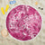 Pink Polynesia Hammerhead Shark Tattoo With Plumeria Lei Beach Blanket