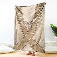 Mauri Ribaberiki Kiribati Blanket Cowrie Shells Lei Palm Leaf Weaving