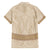 Mauri Ribaberiki Kiribati Family Matching Off The Shoulder Long Sleeve Dress and Hawaiian Shirt Cowrie Shells Lei Palm Leaf Weaving