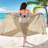 Mauri Ribaberiki Kiribati Sarong Cowrie Shells Lei Palm Leaf Weaving