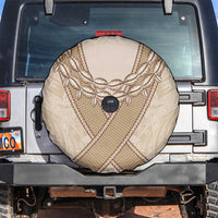 Mauri Ribaberiki Kiribati Spare Tire Cover Cowrie Shells Lei Palm Leaf Weaving