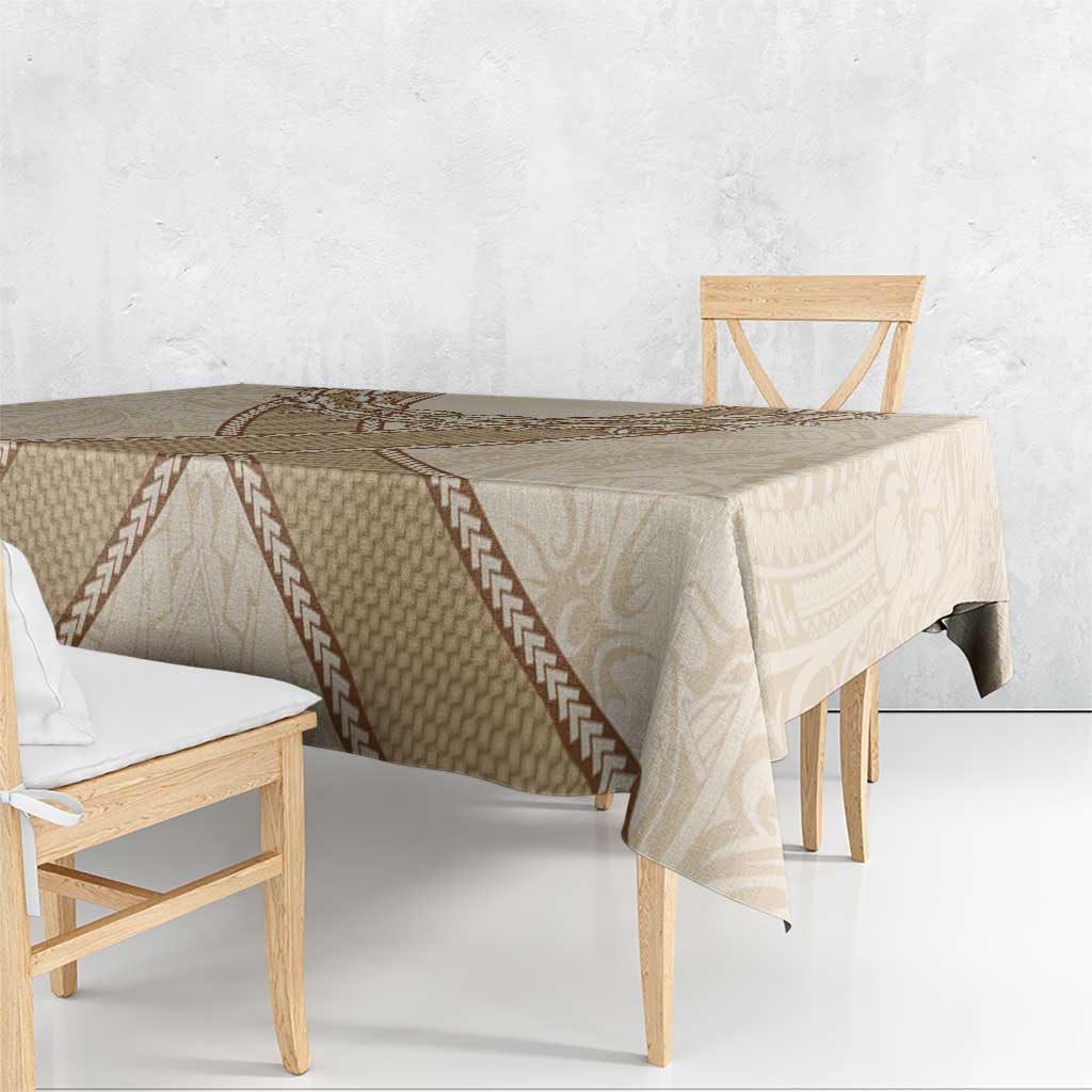 Mauri Ribaberiki Kiribati Tablecloth Cowrie Shells Lei Palm Leaf Weaving