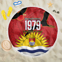 Mauri Kiribati Independence Day Beach Blanket 1979 Proud National Frigatebird