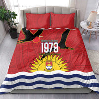 Mauri Kiribati Independence Day Bedding Set 1979 Proud National Frigatebird