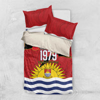 Mauri Kiribati Independence Day Bedding Set 1979 Proud National Frigatebird