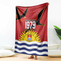 Mauri Kiribati Independence Day Blanket 1979 Proud National Frigatebird