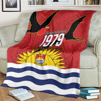 Mauri Kiribati Independence Day Blanket 1979 Proud National Frigatebird