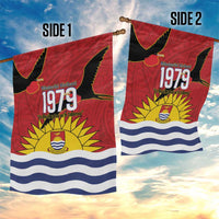 Mauri Kiribati Independence Day Garden Flag 1979 Proud National Frigatebird