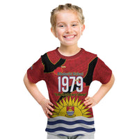 Mauri Kiribati Independence Day Kid T Shirt 1979 Proud National Frigatebird