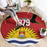 Mauri Kiribati Independence Day Round Carpet 1979 Proud National Frigatebird