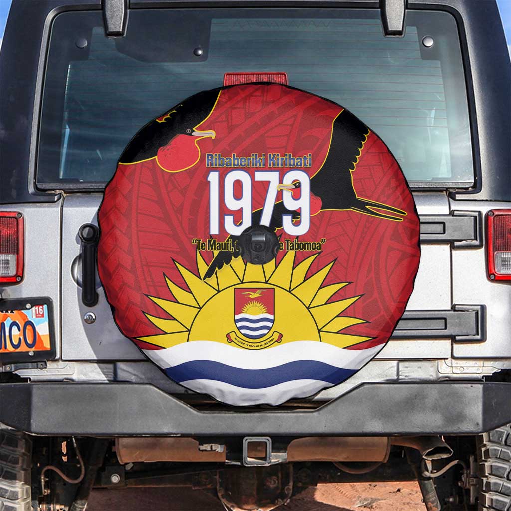 Mauri Kiribati Independence Day Spare Tire Cover 1979 Proud National Frigatebird