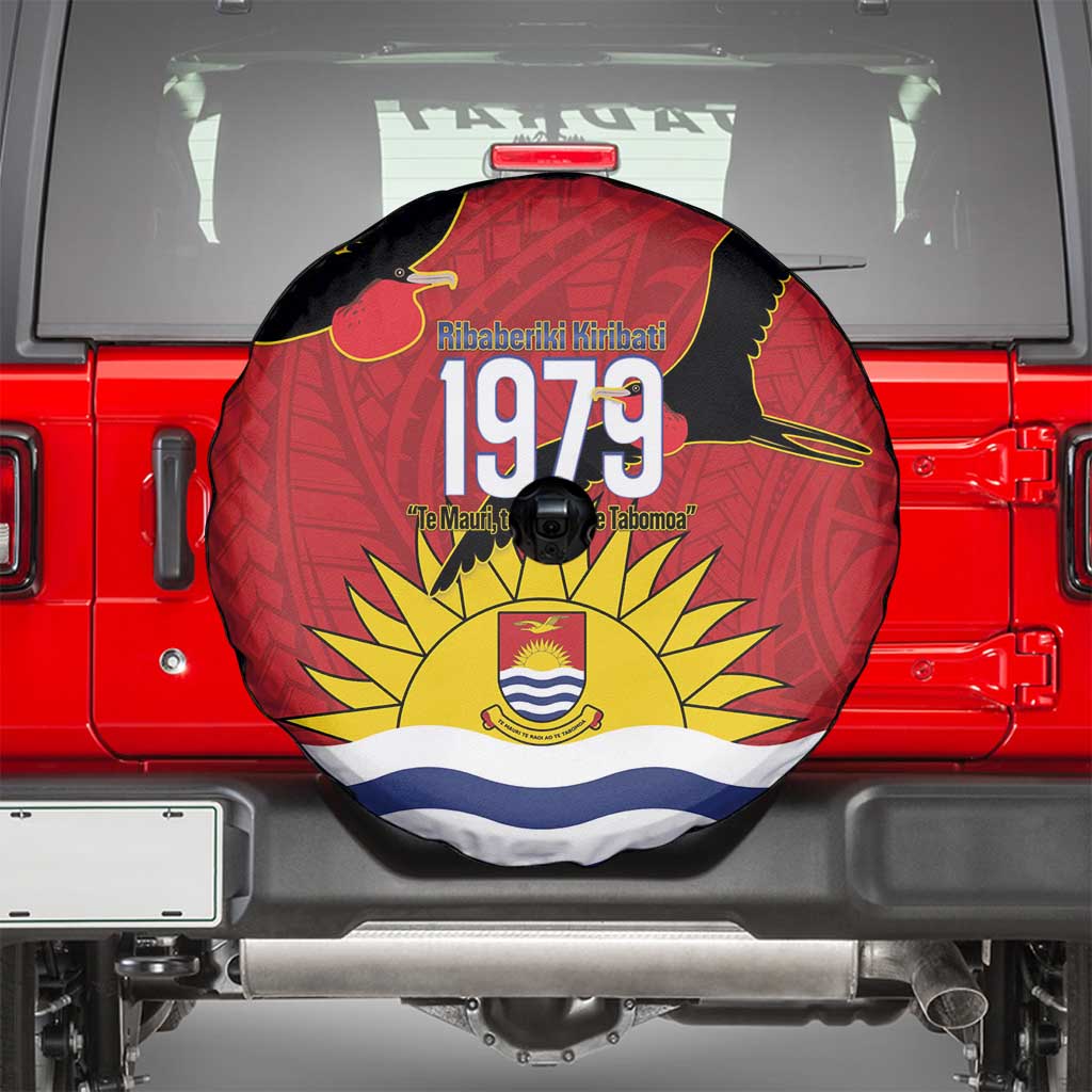 Mauri Kiribati Independence Day Spare Tire Cover 1979 Proud National Frigatebird