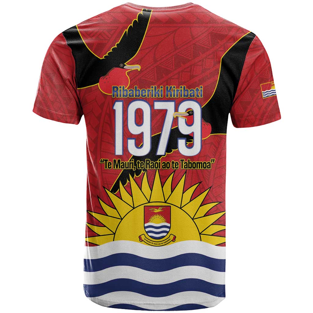 Mauri Kiribati Independence Day T Shirt 1979 Proud National Frigatebird